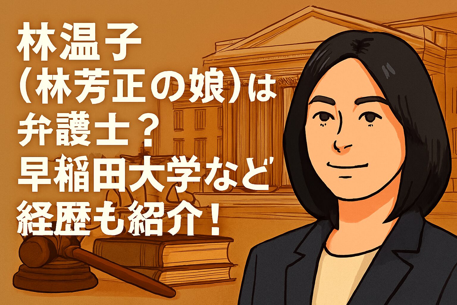 林温子（林芳正の娘）は弁護士？早稲田大学など経歴も紹介！