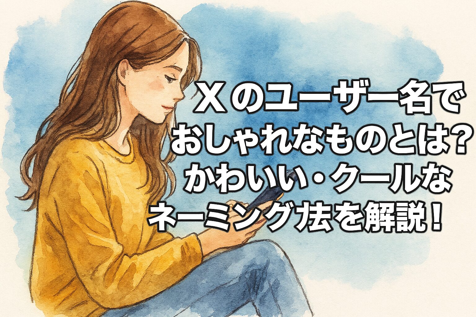 X のユーザー名でおしゃれなものとは？かわいい・クールなネーミング方法を解説！